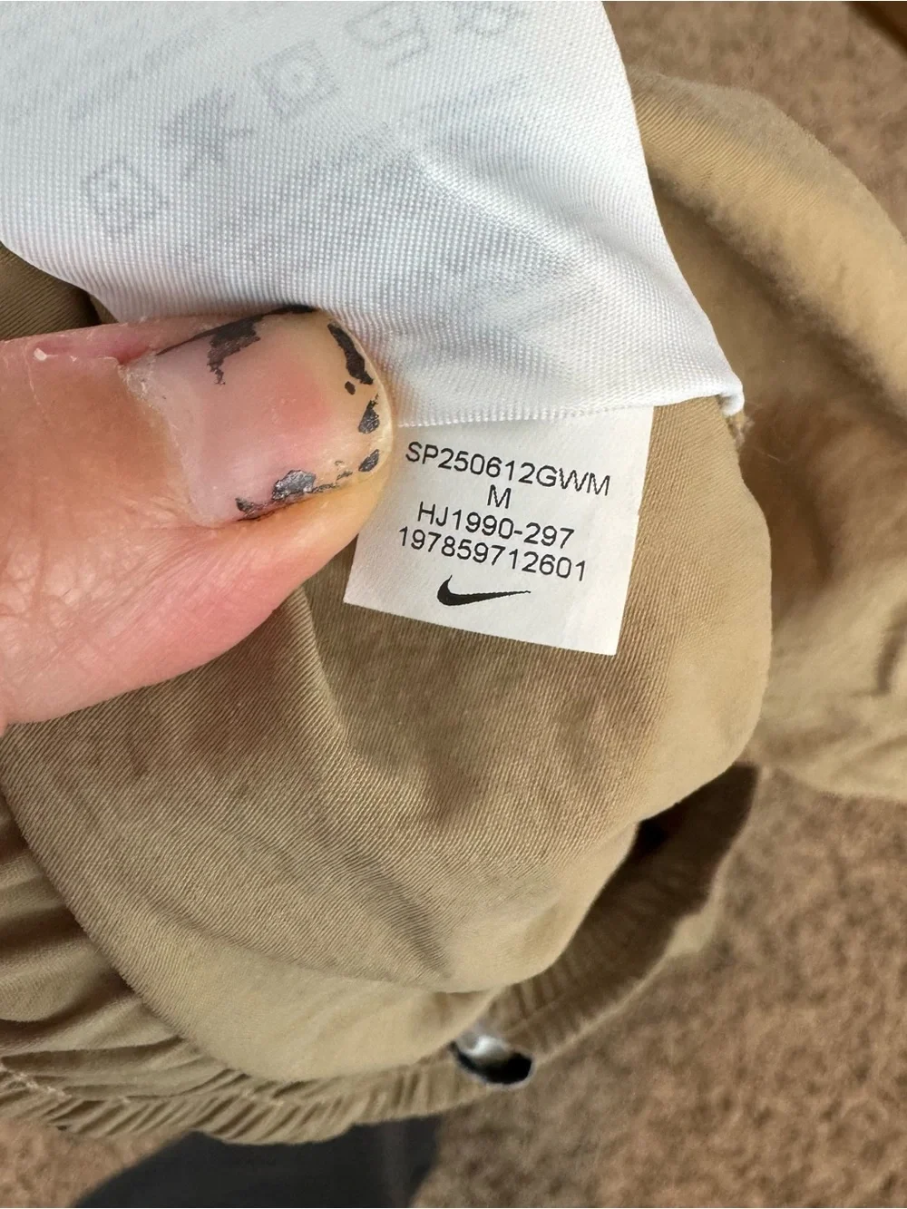 Nike Club Woven Cargo Joggers Women’s Track Pants khaki Size M